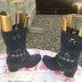 New MamZelle Suede Leather Boots, Size 41 Image 4