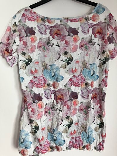 Ladies Multicoloured Crinkle Top