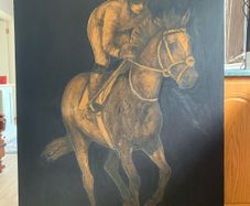 Large unique original oil painting. Stunning