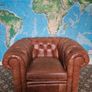Leather Chesterfield Club Chair Image 6