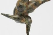 Large Balancing Lady - Patinated Bronze