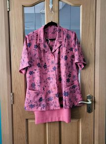 Pink skirt/blazer occasion suit, Size 20