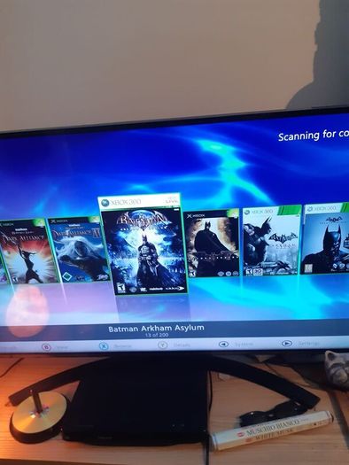 Xbox 360 Slim 1TB RGH Modded With 100s Of Games