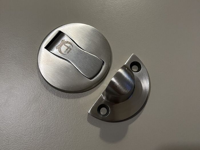 8 x BRAND NEW Stainless Steel Magnetic Door Stopper