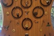 Vintage Wooden Ring Board