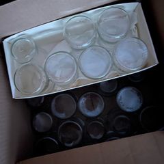 Little glass jars for wedding or other event