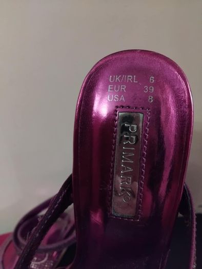 purple diamond heels new size 6