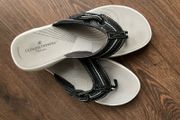 Clarks Cloudsteppers flip flops size 4 Eu 37 RRP  40 euro