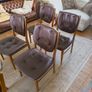 Set of 6 Vintage Mid-Century Dining Chairs. Image 3
