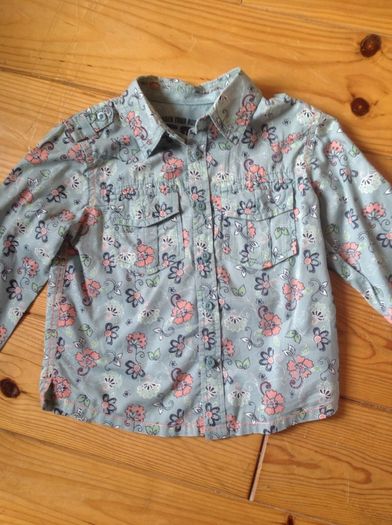 Age 2-3 NEXT Green Floral Shirt