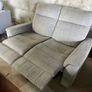 Grey 2 seater recliner set Image 4