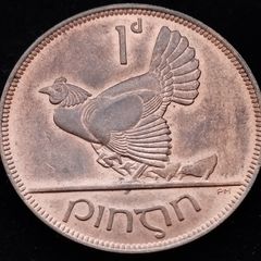 [#2637] - Ireland 1935 | Irish 1d | Irish One Penny | KM.3 | UNC