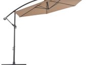Cantilever Umbrella with Aluminium Pole 300 cm Taupe