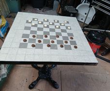 Chess Patio  Garden Table