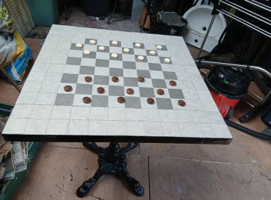 Chess Patio  Garden Table