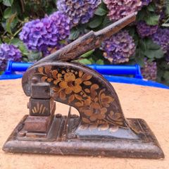 Irish Victorian Cast Iron Stationary Embosser(Fullly Functional)