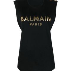 Balmain Logo Tank Top Size Large RRP 395