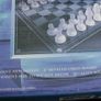 Limited Edition Elegant Glass Chess Set. Clear and Opaque pieces. New, Open Box. Image 7
