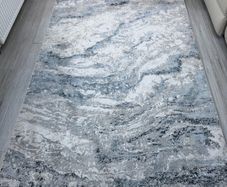 Navy Marble Design Rug 160 x 230cm
