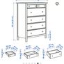 Ikea Hemnes Chest of 6 Drawers Image 4