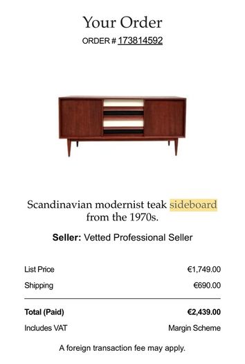 Mid Century Sideboard
