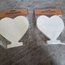 Wooden White D & C Letters Decor Image 2