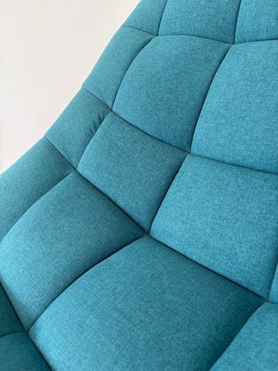 Kolton Rocking Chair Teal Blue - Made.com