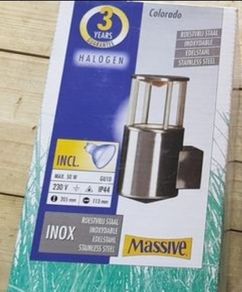 Stainless steel outdoor wall light