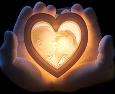 Personal lamp , Angel wings/Cupped hands