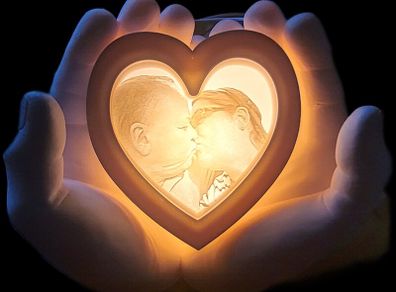 Personal lamp , Angel wings/Cupped hands