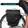 NEW SALE | Bike Pannier Rear Rack Bag, 28L Waterproof Double Bicycle Rear Seat Trunk Carrier, Reflective Anti-Tear Cycle Saddle Luggage Pack Storage Pouch for Grocery Shopping Commuter Long Cycling Touring Image 2