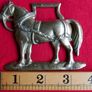 Vintage Horse Harnes Brass Medallion, Horse Bridle Medallion Image 5