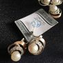 Sterling  silver and 9K gold, fresh water pearls set Image 2