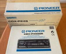Classic Pioneer KEH-P4500R Radio Cassette Head Unit & CDX-P24S Multi-CD Changer