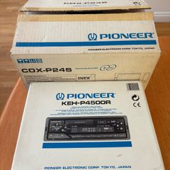 Classic Pioneer KEH-P4500R Radio Cassette Head Unit & CDX-P24S Multi-CD Changer