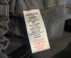 Grey school trousers