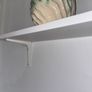 Ikea White Shelf with Brackets Image 3