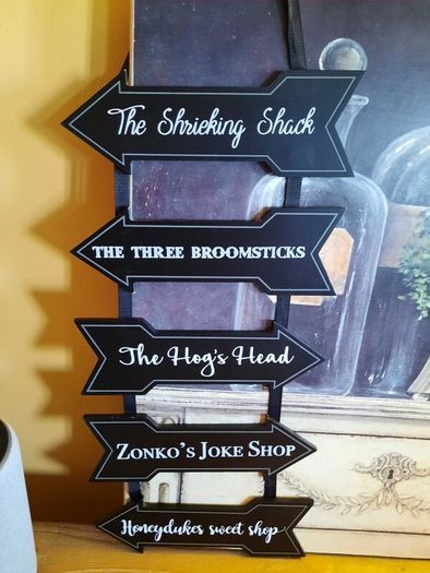 Harry Potter Diagon Alley Signpost Door Hanger