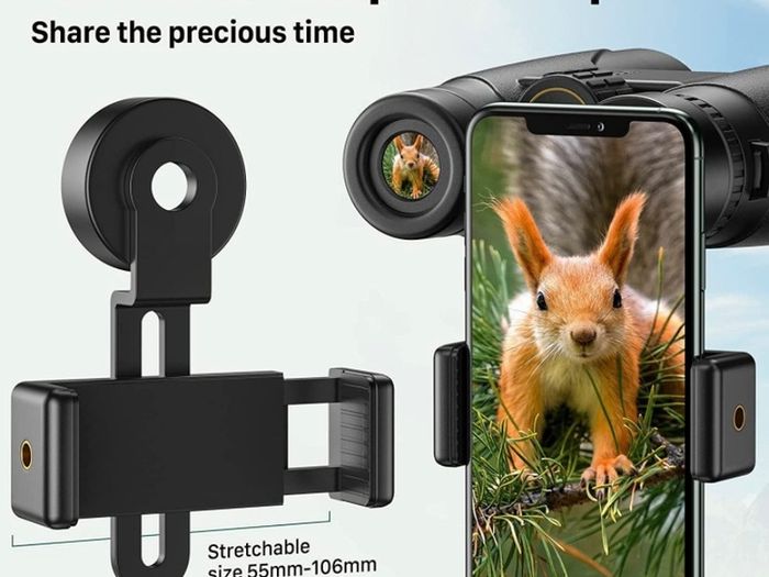 12x42 Binocular for Adults with BAK4 Prism, FMC Lens, Fogproof & Waterproof Great for Bird Watching Travel Stargazing Hunting Concerts Smartphone Adapter Included (FREE POSTAGE)