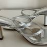 Size 3 Silver Heels by Penney's Image 2