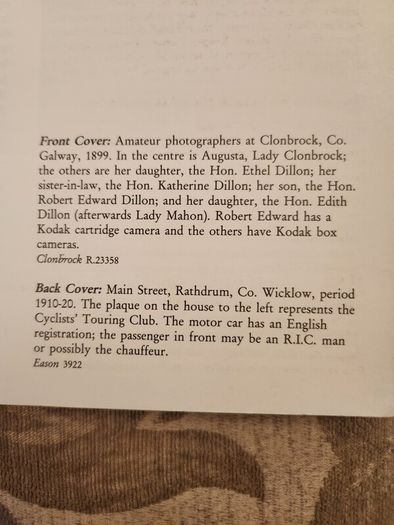 Ex Camera 1860 -1960. Photographs From The Collections Of The National Library Of Ireland.  Paperback In Good Condition.
