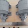 sci-fi model oil depot container x 2 Image 5