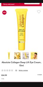 Absolute Collagen deep lift eye cream