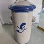 Irish Stoneware Pottery Torage Jar And Lid Or Vase. Image 2