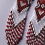 The Terracotta earrings, handwoven Image 4