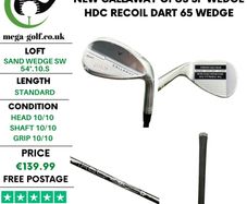 New Callaway Opus SP Wedge Sw 54 Degree.10.S / HDC Recoil Dart 65 Wedge