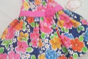 New Baby floral dress and long pants two peice