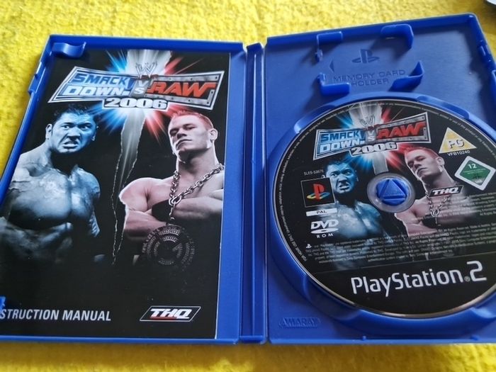 W Smack Down vs Raw 2006 PlayStation2 Ps2 games Original