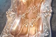 Art Noveau copper tray 25cm