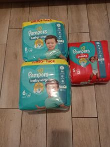Pampers nappies size 5 and 6